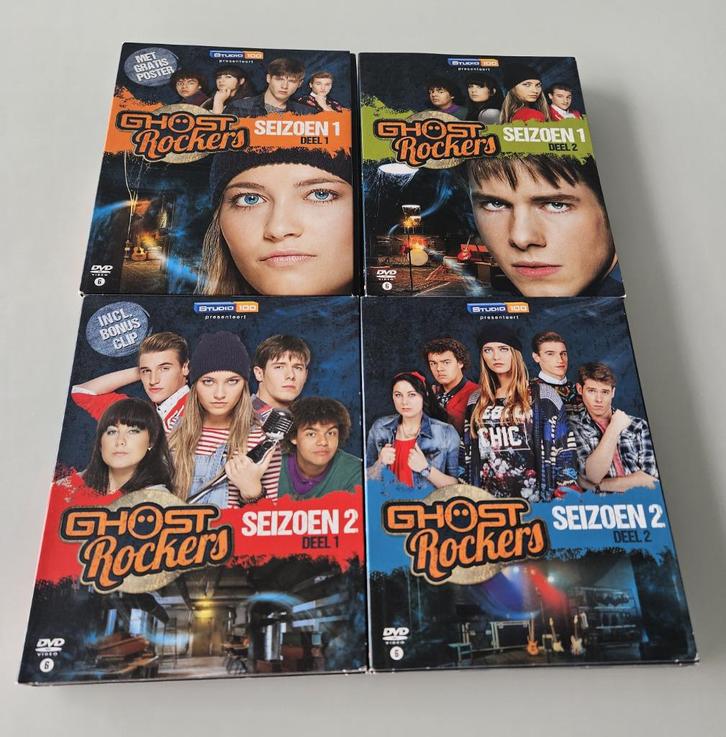 DVD boxen: Ghost Rockers seiz 1 , 2 en 4 + film + 4 cd's, Cd's en Dvd's, Dvd's | Kinderen en Jeugd, Film, Ophalen of Verzenden