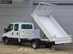 Iveco Daily 35C16 3.0L Kipper met Kist Dubbel Cabine Dubbell, Auto's, Bestelwagens en Lichte vracht, Stof, Gebruikt, Euro 6, 4 cilinders