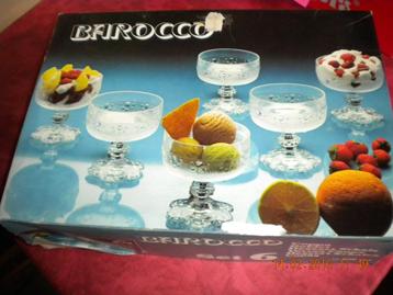 Glazen ijs-/fruitcoupes (6st.) beschikbaar voor biedingen