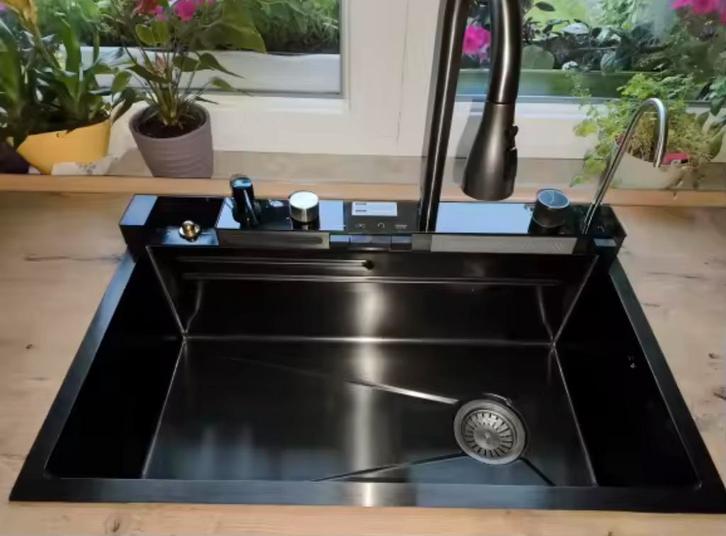 Évier de Cuisine Multifonctionnel 75x45cm Cascade Luxueux, Huis en Inrichting, Keuken | Keukenelementen, Nieuw, Ophalen