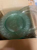 11  nieuwe borden in glas Dia  / 25 cm, Ophalen of Verzenden, Zo goed als nieuw, Glas, Bord(en)