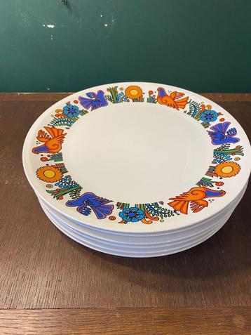 6 grandes assiettes Acapulco, V&B, Enlèvement ou Envoi