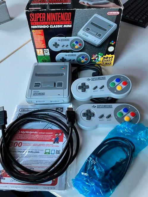 Super Nintendo Classic mini retro console met uitbreiding!!, Consoles de jeu & Jeux vidéo, Consoles de jeu | Nintendo Super NES