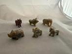 6 diertjes in zeepsteen, Enlèvement ou Envoi, Comme neuf, Animal