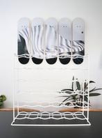 Vintage Wijnrek - Dutch Metal Wine Bottle Rack Tomado 1970, Ophalen, Zo goed als nieuw, Metaal