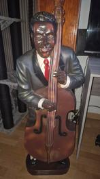 Jazz muzikant beeld met viool, Collections, Statues & Figurines, Enlèvement