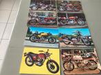 Lot van 8 postkaarten moto’s retro BSA, GUZZI, BENELLI.., Enlèvement ou Envoi, 1960 à 1980, Non affranchie, Véhicule