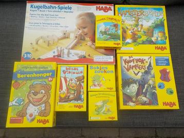 8 hele leuke HABA spellen - compleet en oncompleet beschikbaar voor biedingen