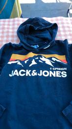 Donker blauwe hoodie Jack & Jones maat 176, Kinderen en Baby's, Kinderkleding | Maat 176, Ophalen, Gebruikt