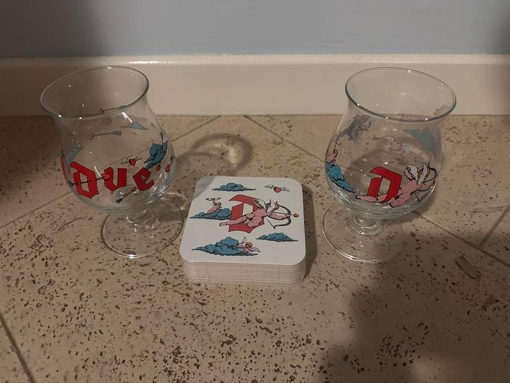Duvel Valentijn set, Collections, Marques de bière, Comme neuf, Sous-bock, Duvel, Enlèvement