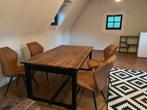 Tafel met 4 stoelen, Huis en Inrichting, Tafels | Eettafels, Ophalen, 50 tot 100 cm, Zo goed als nieuw, 150 tot 200 cm