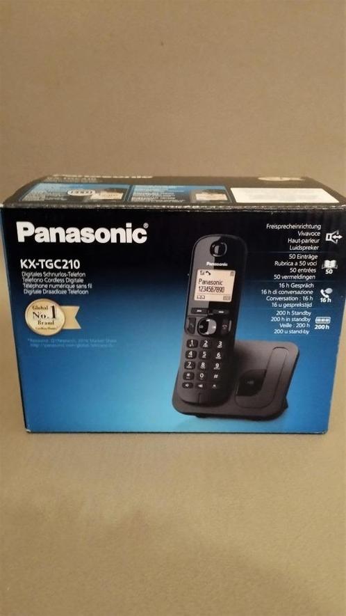 ② Téléphone sans fil Panasonic comme neuf. — Téléphones fixes