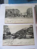 6 cartes postales anciennes du Grand Charleroi, Enlèvement, Affranchie, Hainaut