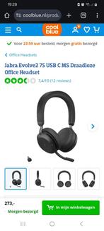 jabra head Phone, Computers en Software, Headsets, Ophalen, Zo goed als nieuw, Draadloos, Over-ear