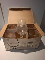 Duvel bierglazen Gouden letters 6 stuks, Enlèvement, Comme neuf, Verre ou Verres, Duvel