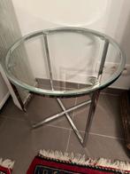 Bijzettafel glas, Ophalen, Zo goed als nieuw, Glas