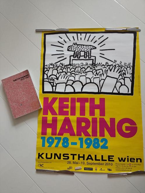 Keith Haring 1978 - 1982 Kunsthal Wenen 2010 poster en boek, Boeken, Kunst en Cultuur | Beeldend, Gelezen, Schilder- en Tekenkunst