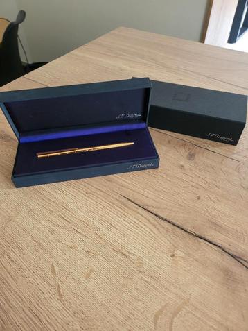 Luxe S.T. Dupont balpen in geschenkdoos met certificaat, Enlèvement, Comme neuf, Stylo à bille