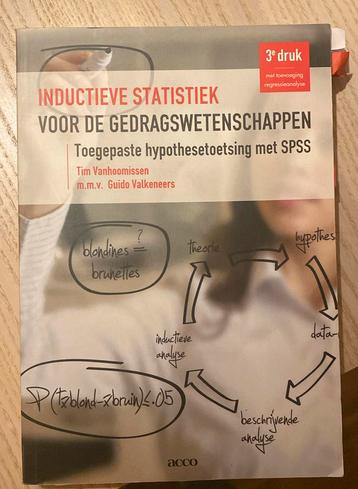 Inductieve statistiek voor de gedragswetenschappen beschikbaar voor biedingen