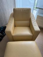 Fauteuil leer, Huis en Inrichting, Fauteuils, Leer, Zo goed als nieuw, Ophalen