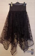 Zwarte rok met sluier, Kleding | Dames, Ophalen of Verzenden, Zo goed als nieuw, Zwart