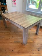 Mooie uitschuifbare eettafel 90x160, Huis en Inrichting, Tafels | Eettafels, Ophalen, Zo goed als nieuw