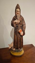 Statue de Saint Antoine avec cochon, Antiquités & Art, Antiquités | Objets religieux, Enlèvement