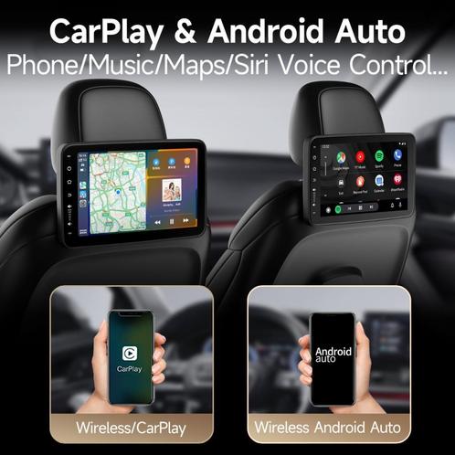2 x 10" touchscreen TV's Android Auto Apple Car Play NIEUW, Auto diversen, Auto-accessoires, Nieuw, Ophalen of Verzenden