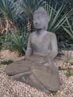 Boeddha uit steen gekapt, Jardin & Terrasse, Statues de jardin, Comme neuf, Pierre, Enlèvement