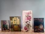 schilderijen bloemen, Antiek en Kunst, Kunst | Schilderijen | Abstract, Ophalen