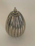 Uniek design  massief zilveren strooibusje volledig geribd, Envoi, Argent