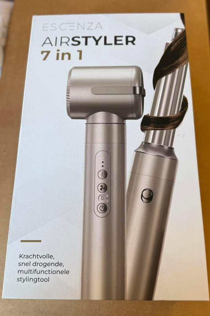 Escanza Airstyle 7-in-1 Föhn- nieuwe, Handtassen en Accessoires, Uiterlijk | Haarverzorging, Nieuw, Ophalen of Verzenden