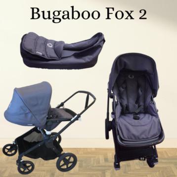 poussette bugaboo fox 2 bleu acier, Enfants & Bébés, Neuf, Tige de poussée réglable, Bugaboo, Enlèvement