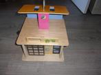 Houten poppenhuisje. (NIEUWSTAAT), Kinderen en Baby's, Speelgoed | Poppenhuizen, Ophalen, Nieuw, Poppenhuis