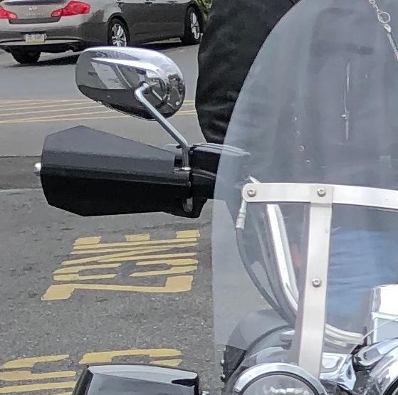 2019 Harley Road King-compatibele handbeschermer, Motoren, Accessoires | Overige, Zo goed als nieuw, Ophalen