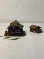 FALLER HO — Traditioneel Duits huis met hangars, Hobby en Vrije tijd, Modeltreinen | H0, Wisselstroom, Gebruikt, Brug, Tunnel of Gebouw