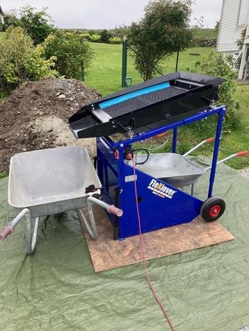 Machine de criblage / tamis de sol FleXiever : Garden, Enlèvement ou Envoi, Comme neuf, Électrique, À deux roues