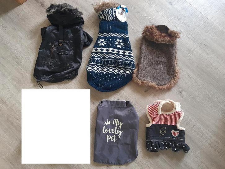 Nieuwe hondenjasjes / verschillende hondenjas S-L 13€/stuk, Animaux & Accessoires, Vêtements pour chiens, Neuf, Manteau pour chien