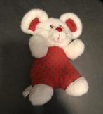 Vintage Knuffel muis met rode kleren, Enlèvement ou Envoi