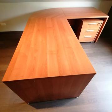 COMPLEET BUREAU + LADENBLOK + DOSSIERKAST  beschikbaar voor biedingen
