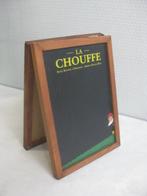 La Chouffe - Houten info bord., Panneau, Plaque ou Plaquette publicitaire, Comme neuf, Autres marques, Enlèvement ou Envoi
