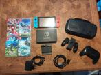 Nintendo switch + 4 games + accessoires, Games en Spelcomputers, Ophalen of Verzenden, Zo goed als nieuw