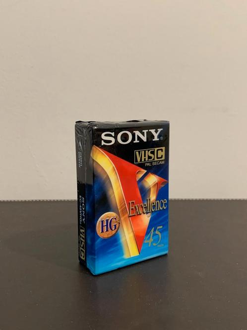 NEUF > Cassette Vierge Enregistrable SONY EC-45VHGG, Audio, Tv en Foto, Videocamera's Analoog, (Video)band, VHS-C of SVHS-C, Ophalen of Verzenden