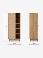 Kledingkast rotan, Ophalen, 50 tot 100 cm, Zo goed als nieuw, 150 tot 200 cm