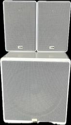 Canton stereo speakers met subwoofer, Audio, Tv en Foto, Luidsprekerboxen, Zo goed als nieuw, 60 tot 120 watt, Front, Rear of Stereo speakers