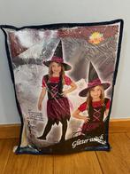 Halloweenkleedje met hoed heks 10/12 jaar, Ophalen of Verzenden, Nieuw, 146 t/m 152, Meisje