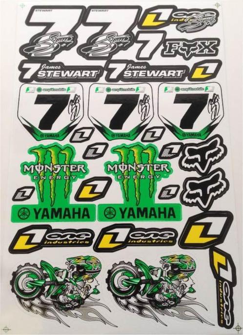 Monster Energy Fox stickervel #5, Verzamelen, Stickers, Nieuw, Verzenden