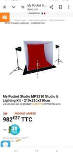 Nieuwe opvouwbare fotostudio MPS210 -210/210/210, Audio, Tv en Foto, Fotografie | Fotostudio en Toebehoren, Ophalen, Zo goed als nieuw
