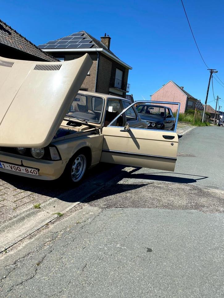 Bmw E21 316 1976, Auto's, BMW, Particulier, 3 Reeks, Benzine, Coupé, 2 deurs, Handgeschakeld, Beige, Beige, Leder en Stof, Achterwielaandrijving