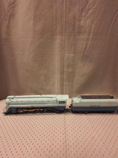 Modellocomotief, santa fe *GOEDKOOP*, Hobby en Vrije tijd, Modeltreinen | H0, Zo goed als nieuw, Locomotief, Ophalen of Verzenden